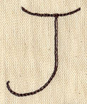 Handwriting Letter J - Uppercase