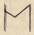 Handwriting Letter M - Uppercase