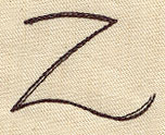 Handwriting Letter Z - Uppercase