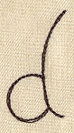 Handwriting Letter D - Lowercase