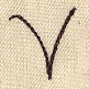 Handwriting Letter V - Lowercase