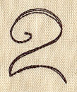 Handwriting Number 2