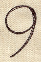 Handwriting Number 9
