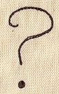 Handwriting Punctuation - Question Mark