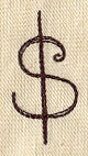 Handwriting Punctuation - Dollar Sign