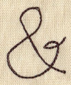 Handwriting Punctuation - Ampersand