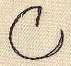 Handwriting Letter C - Uppercase