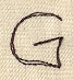 Handwriting Letter G - Uppercase