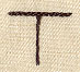Handwriting Letter T - Uppercase