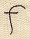 Handwriting Letter F - Lowercase