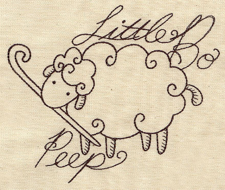 Nursery Rhymes - Little Bo Peep Sketch