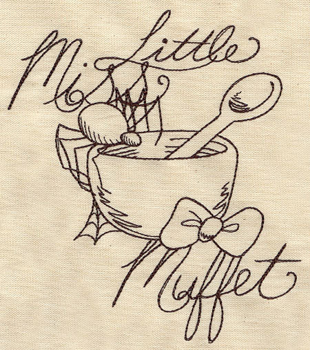 Nursery Rhymes - Little Miss Muffet Sketch