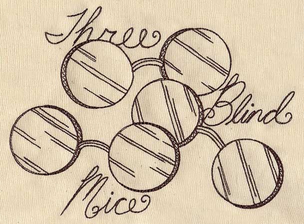 Nursery Rhymes - Three Blind Mice Sketch