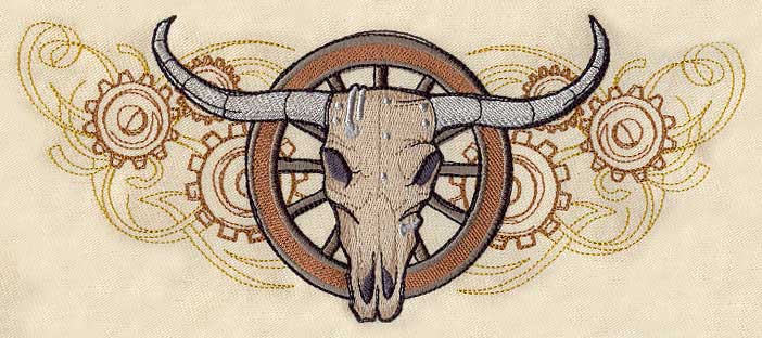 Western Steampunk - Steer Skull
