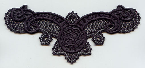 Black Rose Choker (Lace)