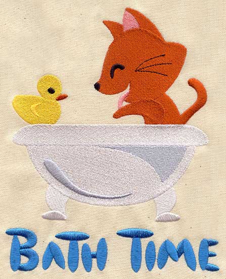 Bath Time Kitty