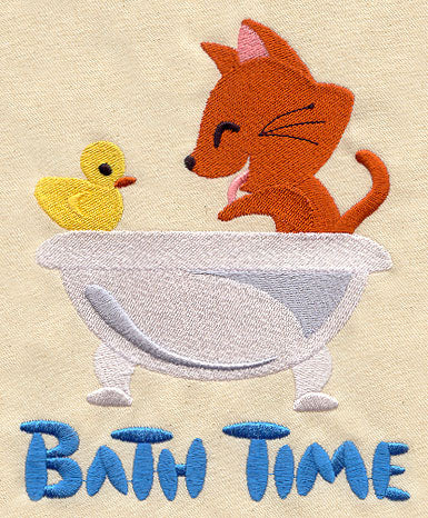 Bath Time Kitty