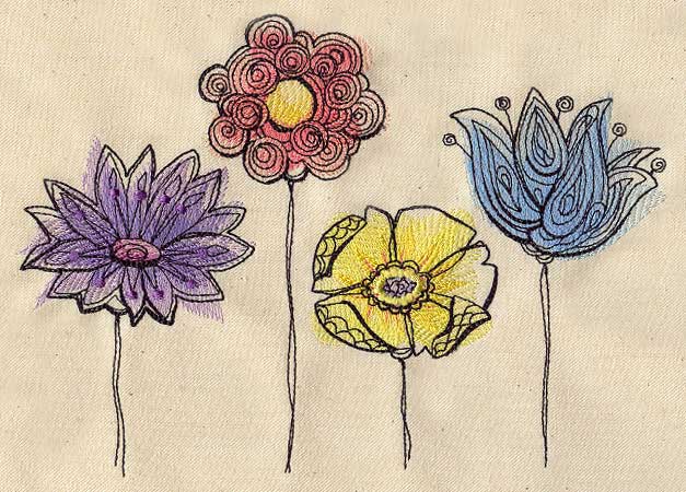 Painted Flowers