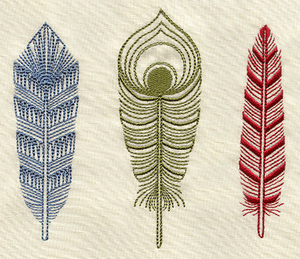 Patterned Feathers