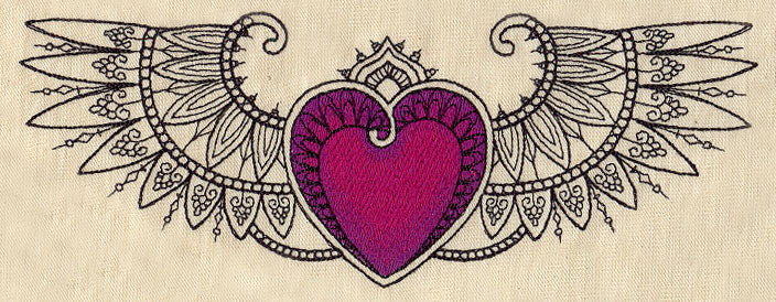 Delicate Winged Heart