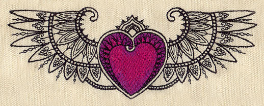 Delicate Winged Heart