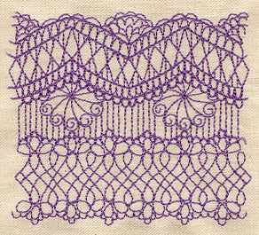 Delicate Lacy Border