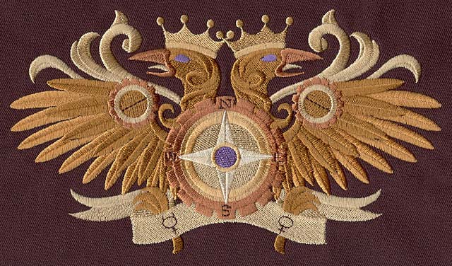 Steampunk Alchemy Double Headed Eagle