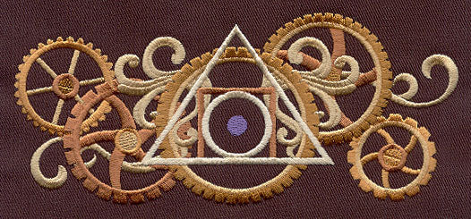 Steampunk Alchemy Border