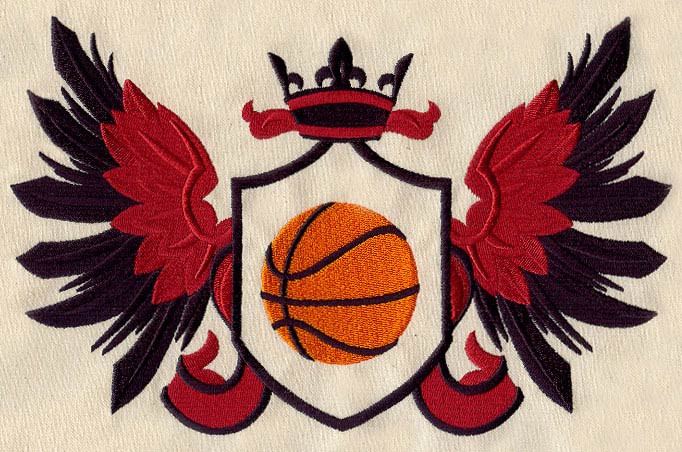 Sporty Basketball Crest