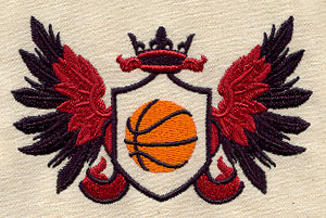 Sporty Basketball Crest