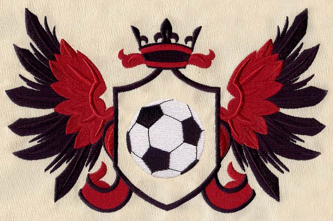 Sporty Soccer Crest