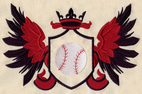 Sporty Baseball Crest