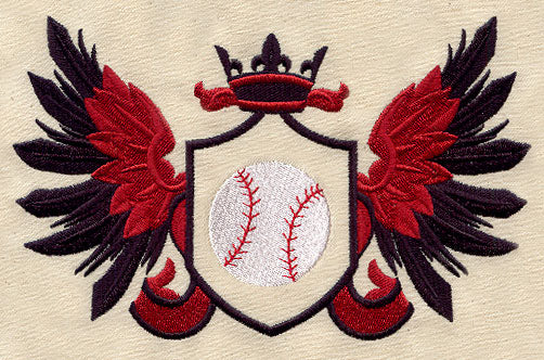 Sporty Baseball Crest