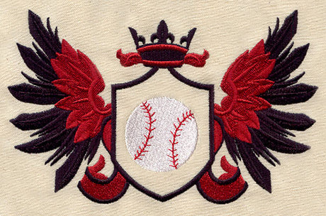 Sporty Baseball Crest