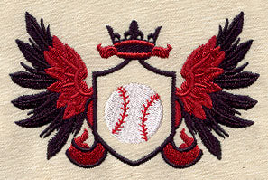 Sporty Baseball Crest
