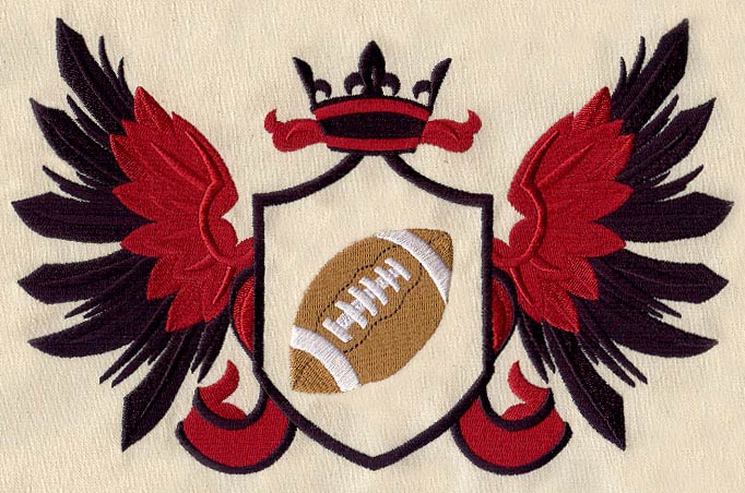 Sporty Football Crest