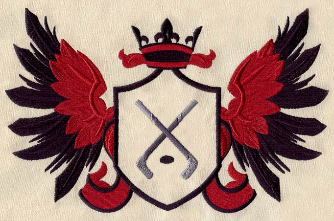 Sporty Hockey Crest
