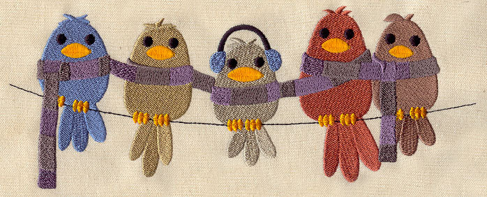 Scarf Buddy Birds