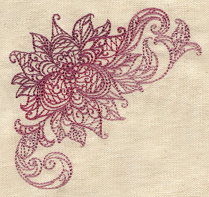 Delicate Bloom Corner