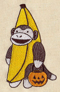 Halloween Sock Monkey