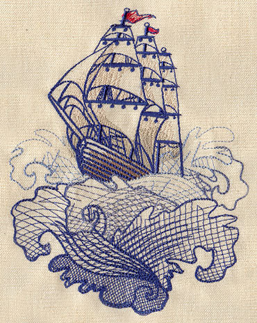 The Seven Seas - Ship Tattoo