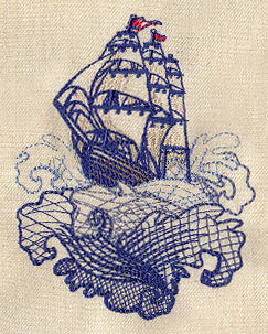 The Seven Seas - Ship Tattoo