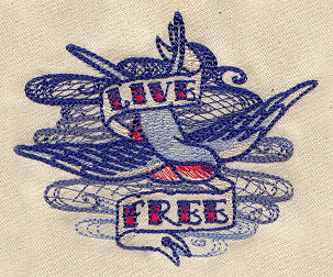 The Seven Seas - Live Free Tattoo