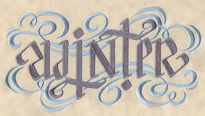 Winter Ambigram