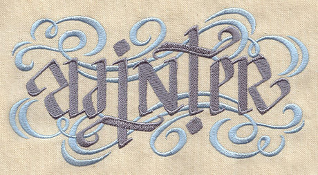 Winter Ambigram