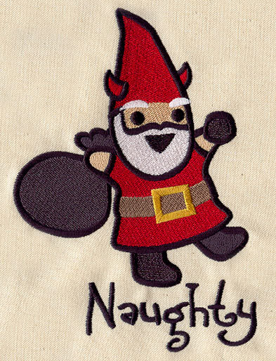 Too Cute Christmas Gnome - Naughty