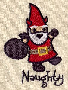 Too Cute Christmas Gnome - Naughty