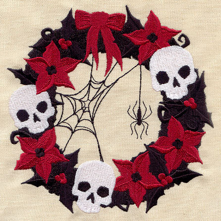 Creepy Christmas Wreath