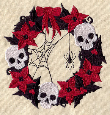 Creepy Christmas Wreath