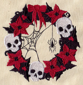 Creepy Christmas Wreath